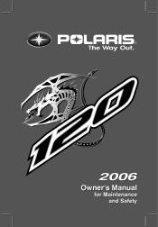 2006 Polaris 120 Owners Manual