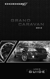 2012 Dodge Grand Caravan User Guide