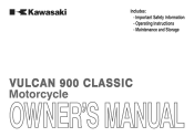 2013 Kawasaki Vulcan 900 Classic Owners Manual