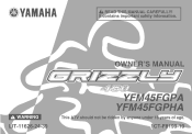 2011 Yamaha Motorsports Grizzly 450 4x4 EPS Owners Manual