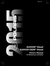 2015 Polaris Ranger Diesel / Crew Diesel Owners Manual