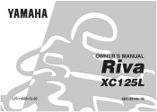 1999 Yamaha Motorsports Riva 125 Owners Manual