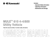2011 Kawasaki MULE 600 Owners Manual