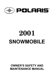 2001 Polaris Universal Snowmobile Owners Manual