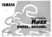 1999 Yamaha Motorsports Razz Owners Manual