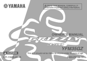 2010 Yamaha Motorsports Grizzly 350 Owners Manual