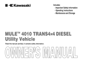 2011 Kawasaki MULE 4010 Trans4x4 Diesel Owners Manual