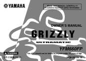 2002 Yamaha Motorsports Grizzly 660 Auto. 4x4 Owners Manual