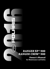 2016 Polaris Ranger XP 900 Owners Manual