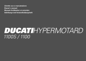 2009 Ducati Hypermotard 1100 Owners Manual
