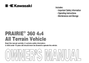 2011 Kawasaki Prairie 360 4x4 Realtree APG HD Owners Manual