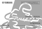2011 Yamaha Motorsports Grizzly 350 Owners Manual
