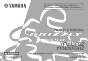2010 Yamaha Motorsports Grizzly 350 Auto. 4x4 IRS Owners Manual