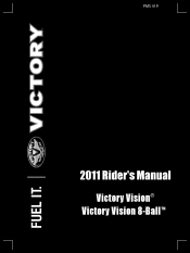 2011 Polaris Victory Vision 8-Ball Owners Manual