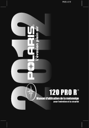 2012 Polaris 120 Pro R Owners Manual