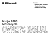 2011 Kawasaki NINJA 1000 Owners Manual