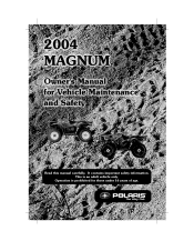 2004 Polaris Magnum Owners Manual
