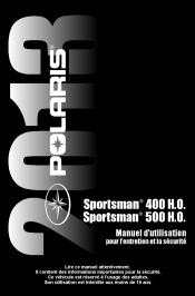 2013 Polaris Sportsman 400 HO Owners Manual