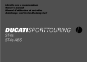 2005 Ducati SportTouring ST4s Owners Manual