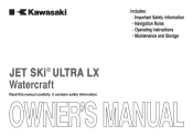 2012 Kawasaki JET SKI Ultra LX Owners Manual