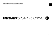 2002 Ducati SportTouring ST4 Owners Manual