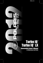 2012 Polaris Turbo IQ Owners Manual