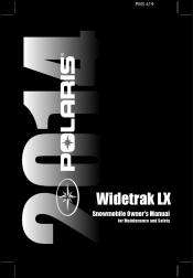 2014 Polaris WideTrak LX Owners Manual