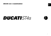 2001 Ducati SportTouring ST4s Owners Manual