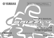 2011 Yamaha Motorsports Grizzly 700 4x4 EPS Owners Manual