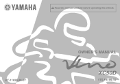 2013 Yamaha Motorsports Vino Classic Owners Manual