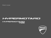 2012 Ducati Hypermotard 796 Owners Manual