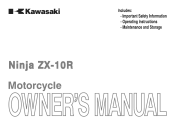 2011 Kawasaki NINJA ZX-10R Owners Manual