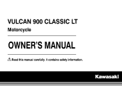 2015 Kawasaki Vulcan 900 Classic LT Owners Manual