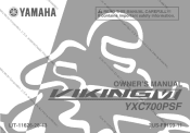 2015 Yamaha Motorsports Viking VI EPS SE Owners Manual