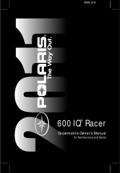 2011 Polaris 600 IQ Racer Owners Manual