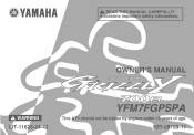 2011 Yamaha Motorsports Grizzly 700 4x4 EPS SE Owners Manual