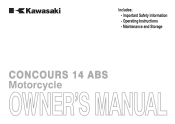 2010 Kawasaki Concours 14 Owners Manual