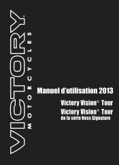 2013 Polaris Vision Tour de la serie Ness Signature Owners Manual