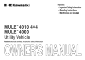 2013 Kawasaki MULE 4000 Owners Manual