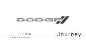 2014 Dodge Journey Owner Manual
