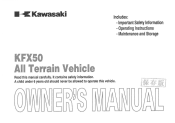 2008 Kawasaki KFX50 Owners Manual
