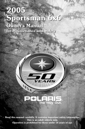 2005 Polaris Sportsman 6x6 Owners Manual