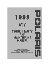 1998 Polaris Scrambler 500 Owners Manual