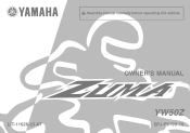 2010 Yamaha Motorsports Zuma Owners Manual