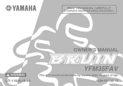 2006 Yamaha Motorsports Bruin 350 Auto. 4x4 Owners Manual