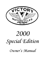 2000 Polaris Special Edition Owners Manual