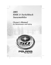 2005 Polaris RMK Owners Manual