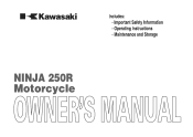 2008 Kawasaki NINJA 250R Owners Manual