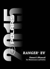 2015 Polaris Ranger EV Owners Manual