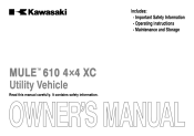 2014 Kawasaki MULE 610 4x4 XC CAMO Owners Manual
